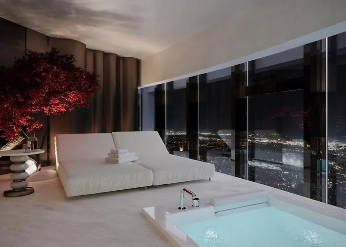 Apartamenty Sky Tower Z Jakuzzi Przy Oknie By Bqqk Apartment Wroclaw